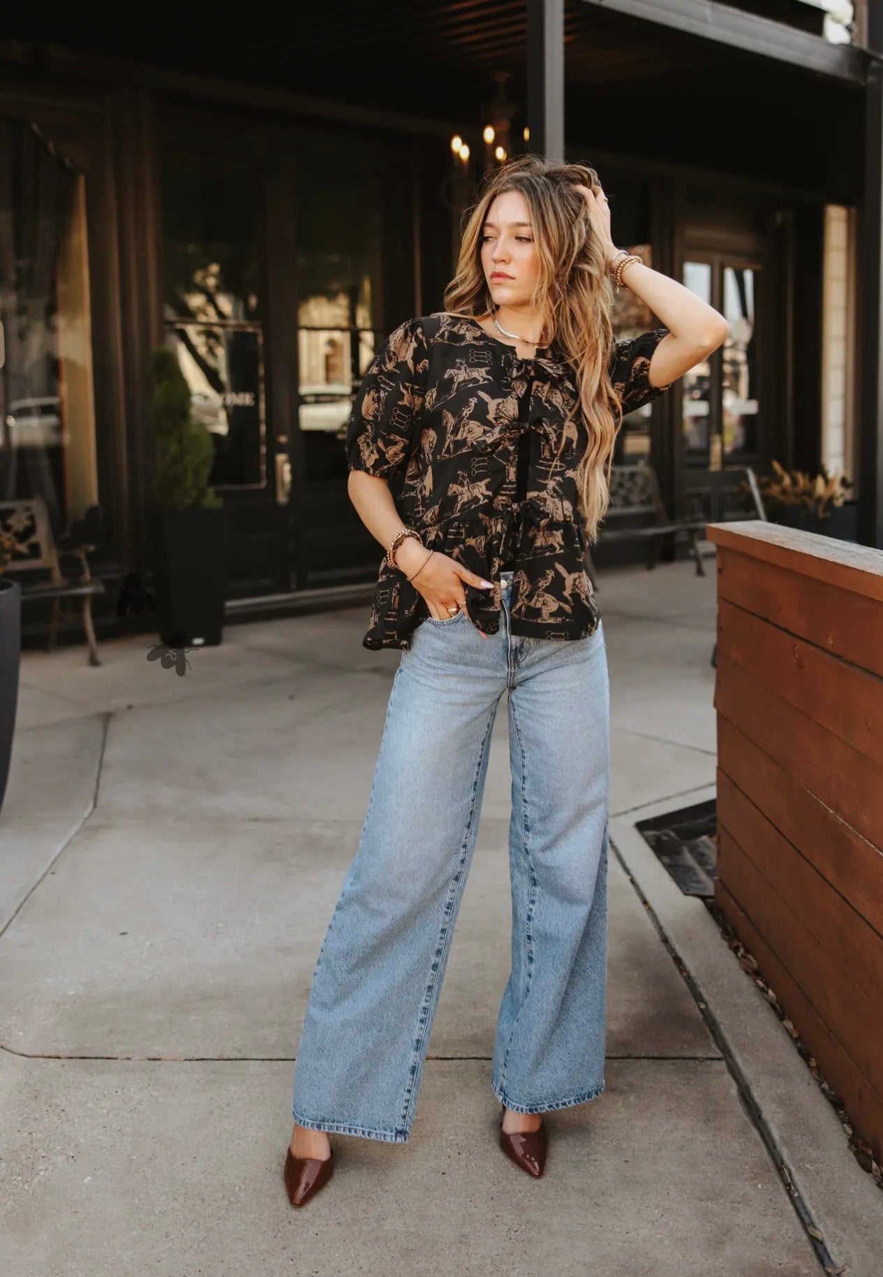 Bow Tie Bronc Blouse