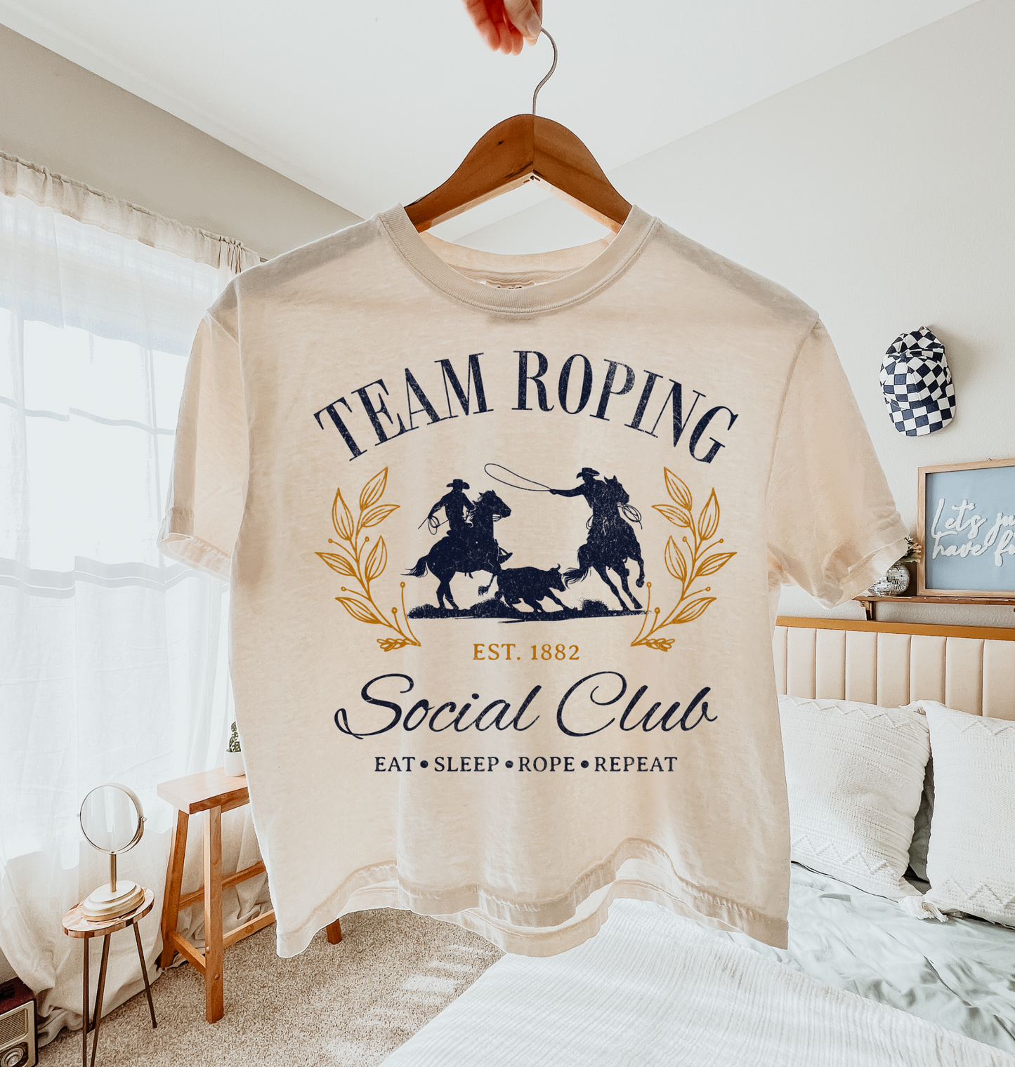 Team Roping social waist crop