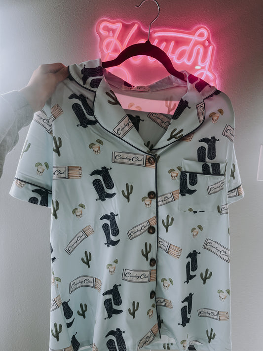 Cowboy Club Pj Set
