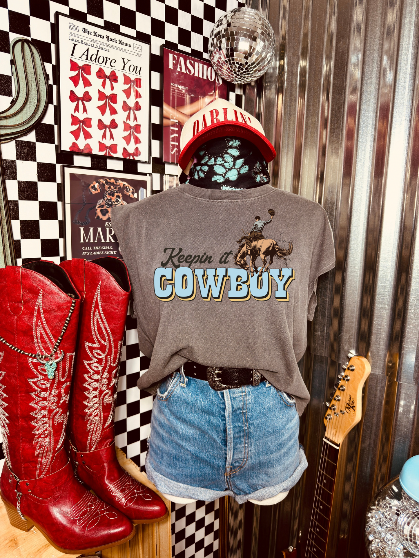 Keepin it cowboy tank