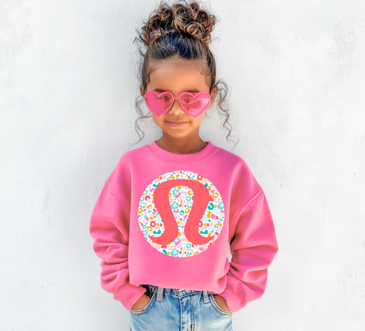 Wild Cheetah Youth Crewneck