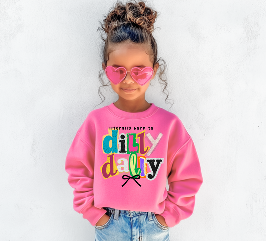 Born to dilly dally Crewneck