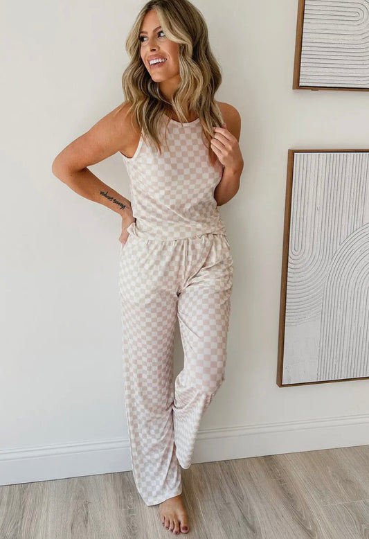 Checkered PJ set