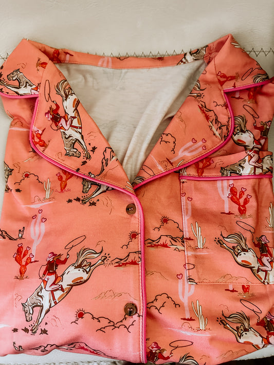 Western Pjs - Pink