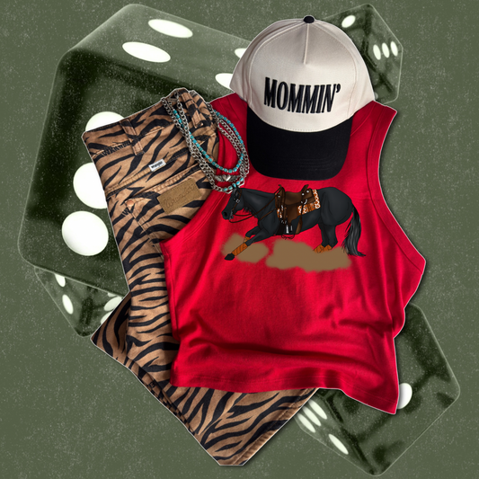 Black Cutting Horse Tank