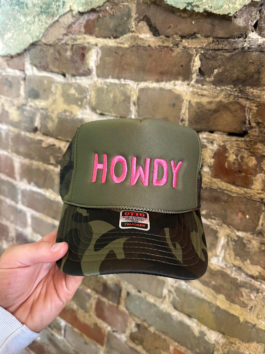 Howdy trucker hat