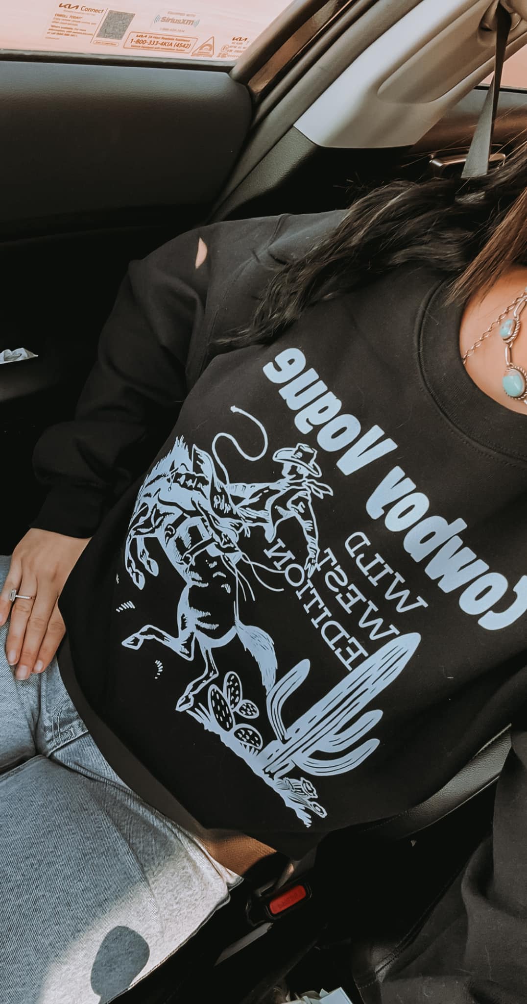 cowboy vogue sweatshirt