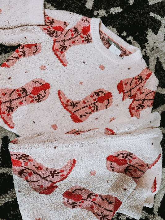 Pink Boots Pjs