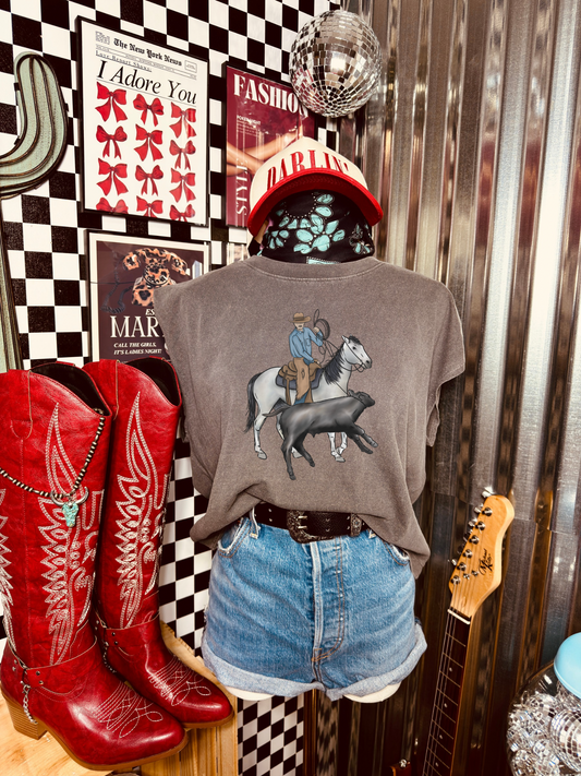 Grey Horse Roper Tank