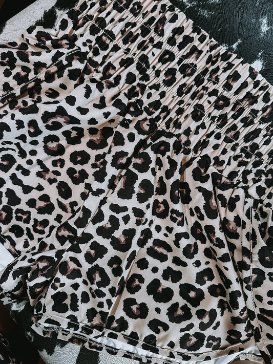 YOUTH LEOPARD SHORTS