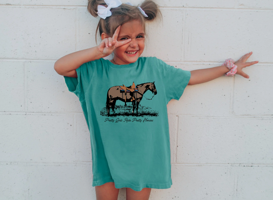 Pretty Girls Pretty Horses Tee YOUTH