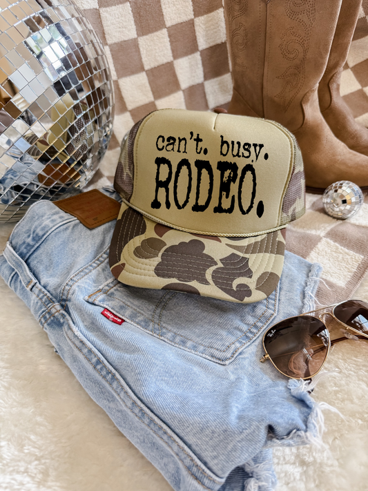 Can’t.Busy.Rodeo Cap