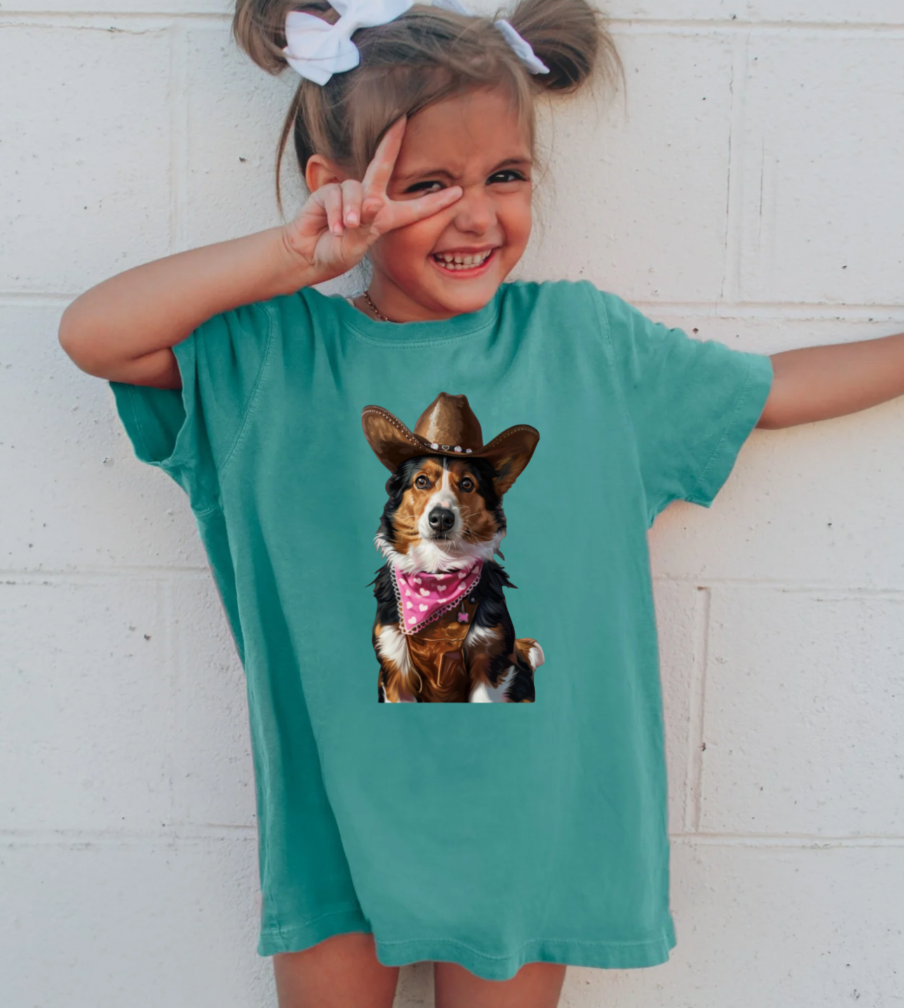 Western Corgi youth tee