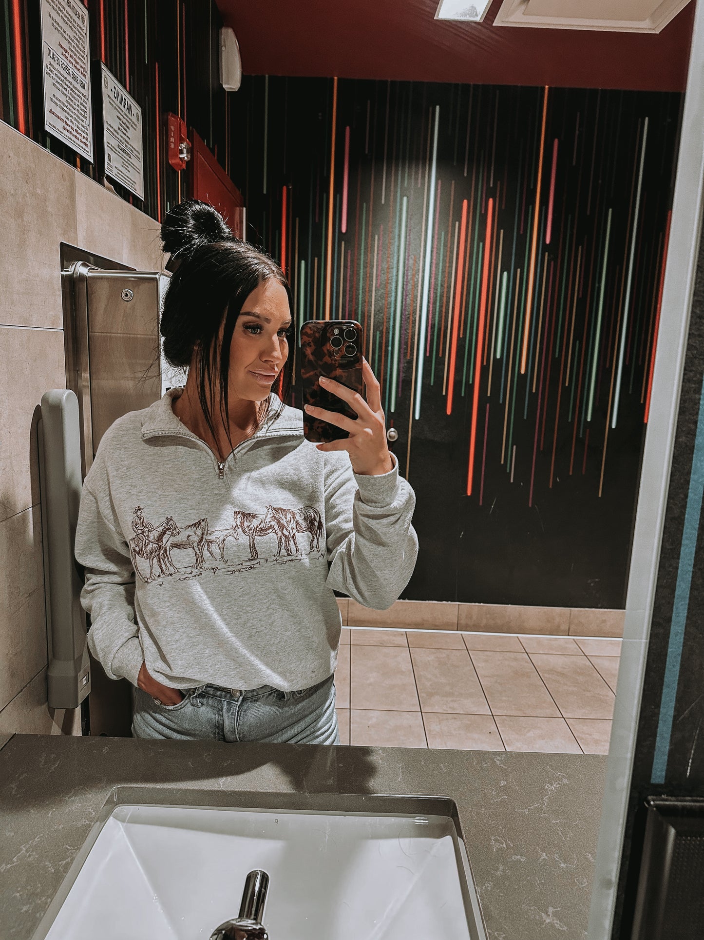 Western Scene Quarter Zip