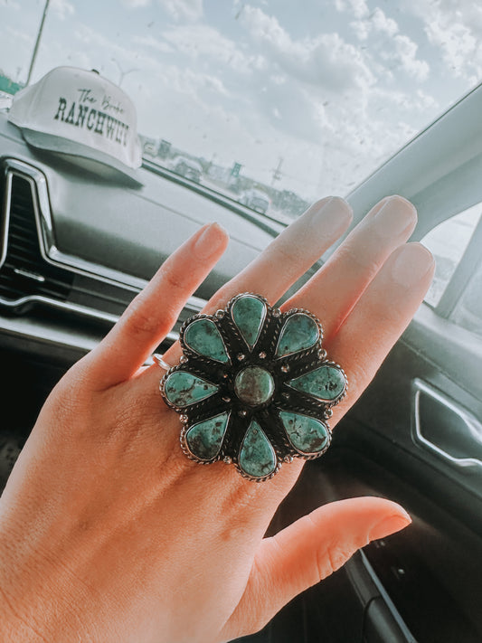 Authentic Turqouise Adjustable Ring