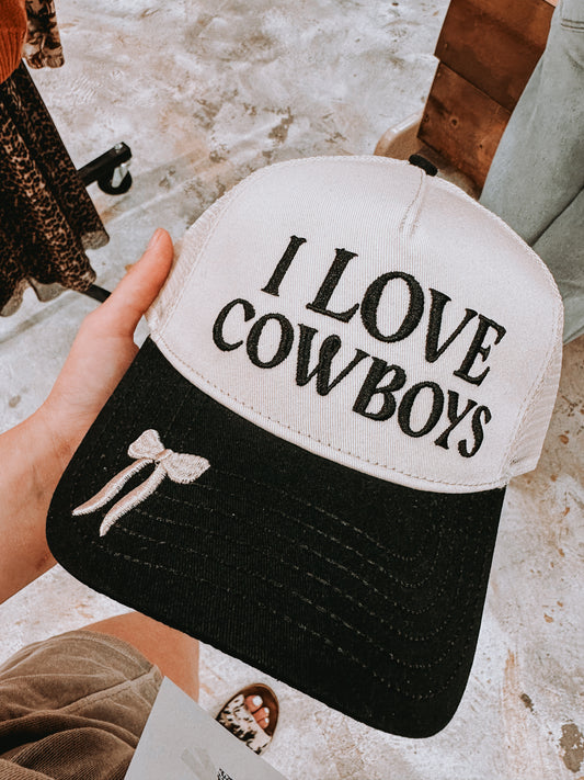 I Love Cowboys Hat