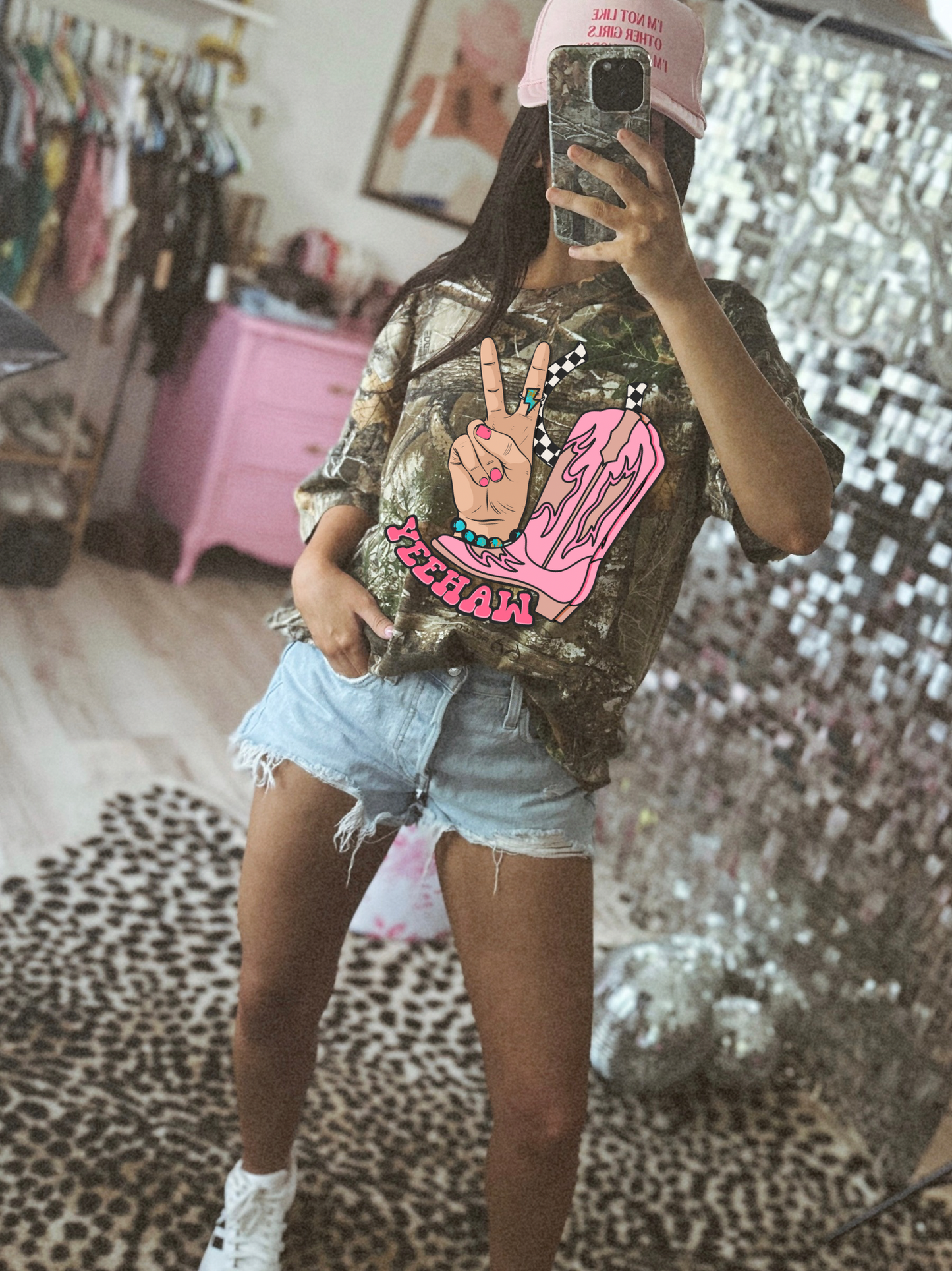 Camo Preppy Yeehaw Tee