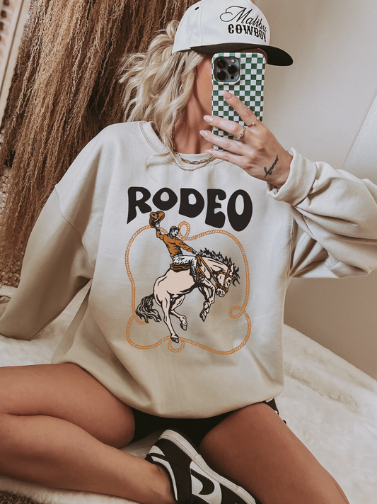 Ropin Rodeo Crewneck