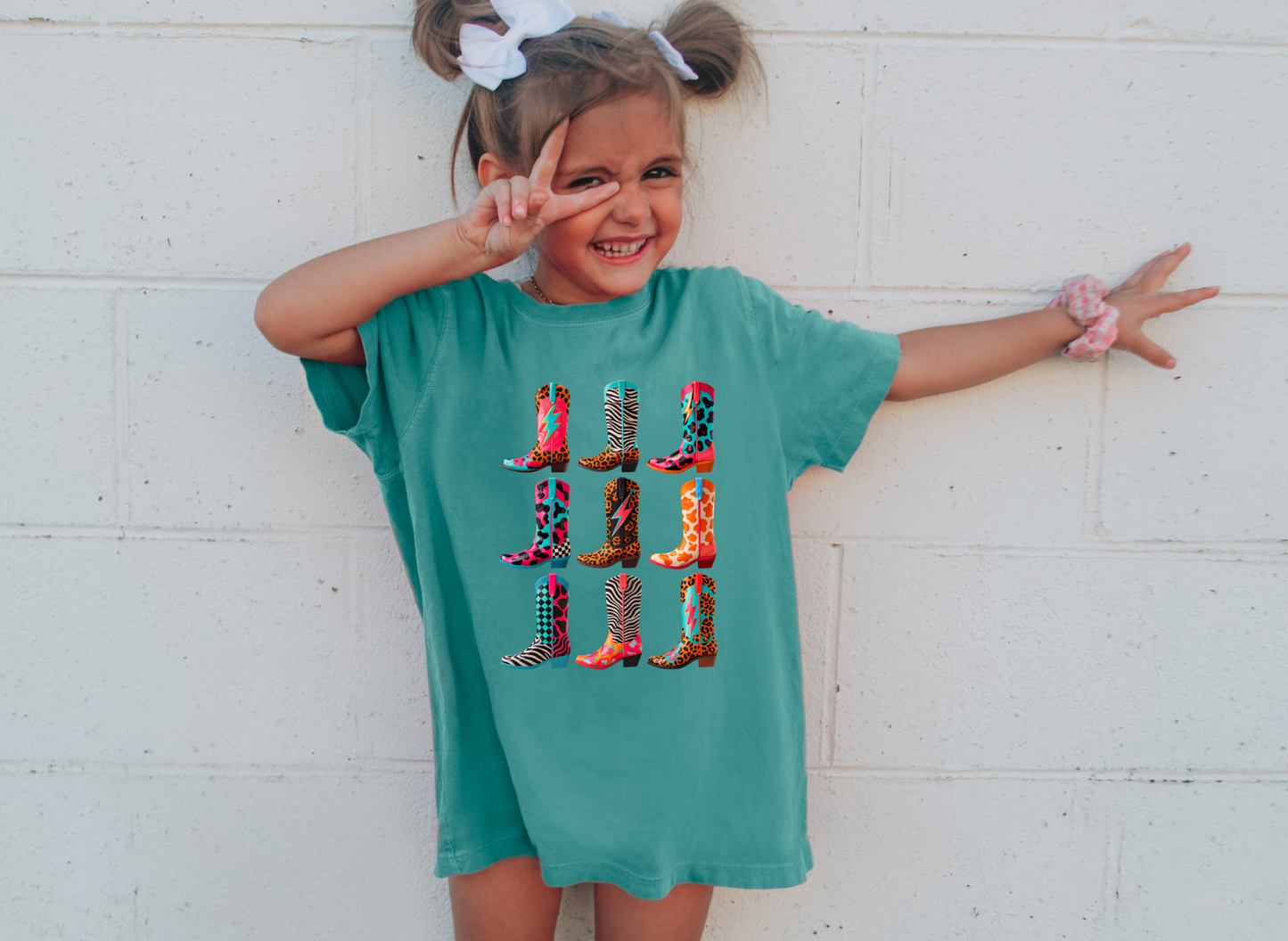 Neon Boots Tee