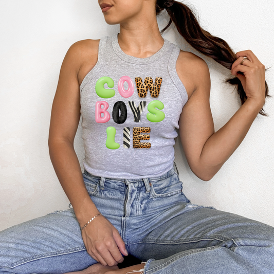 COWBOYS LIE TANK