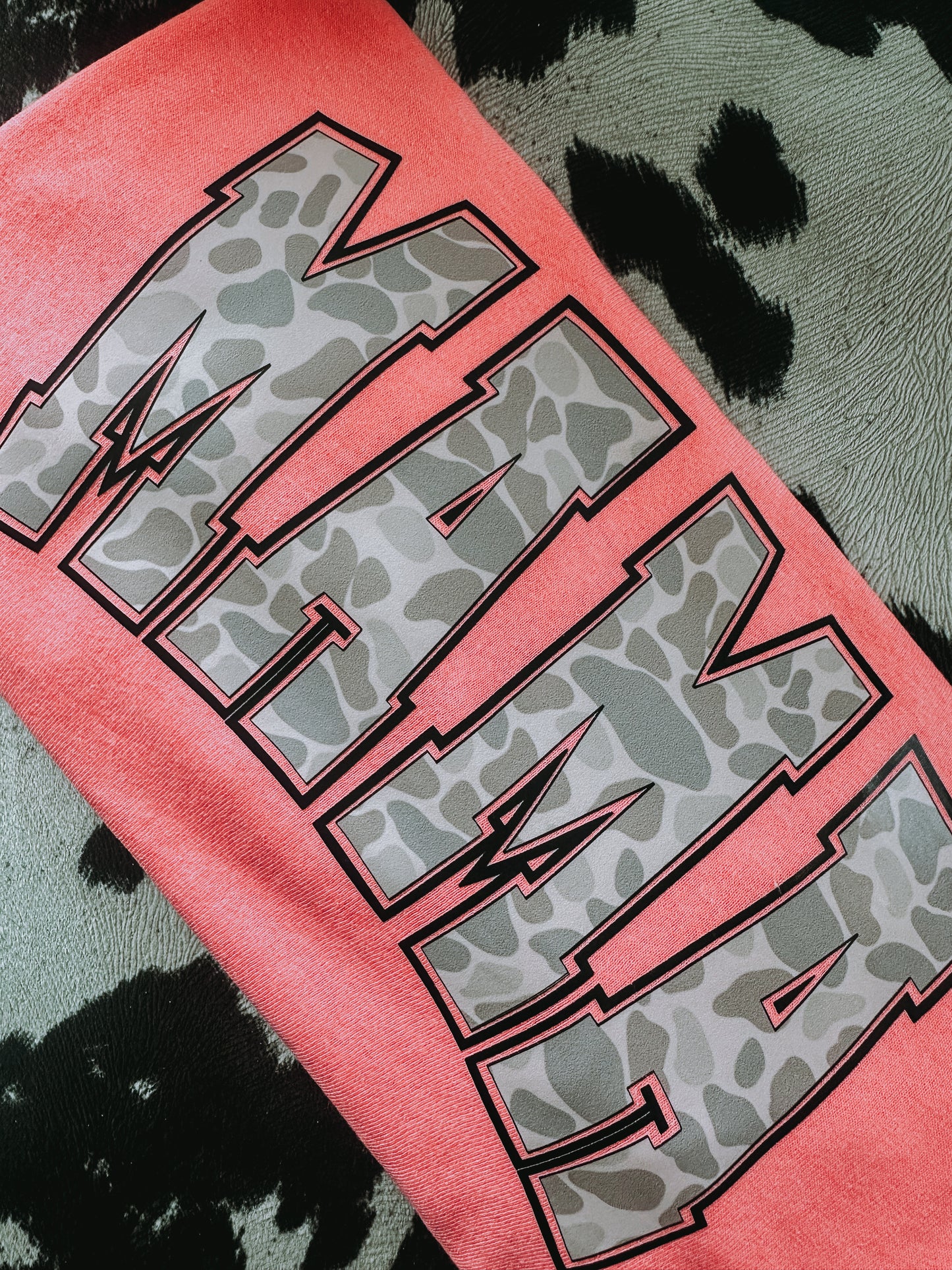 Camo Pink MAMA tee