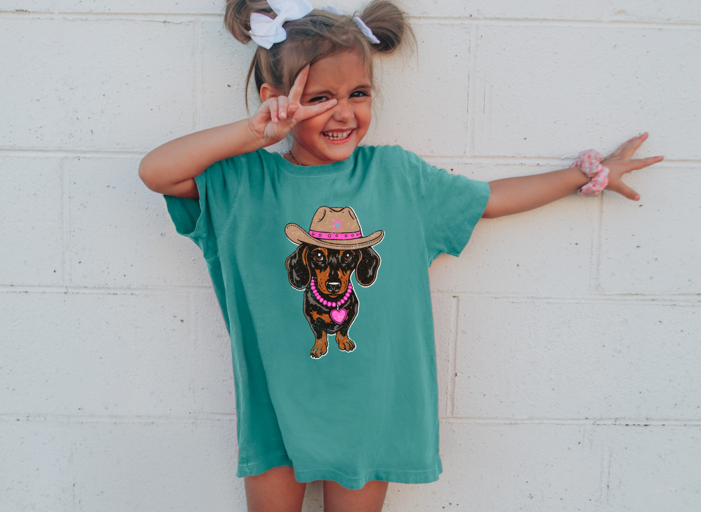 Youth Western Pink Ween Tee
