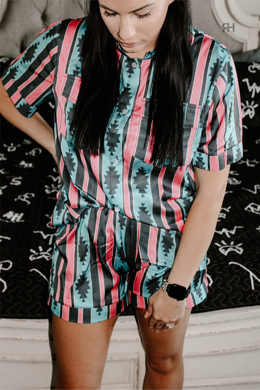 Aztec & Camo PJ Sets