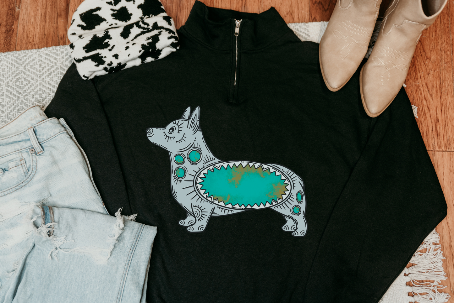 Dog Breeds Quarter Zip