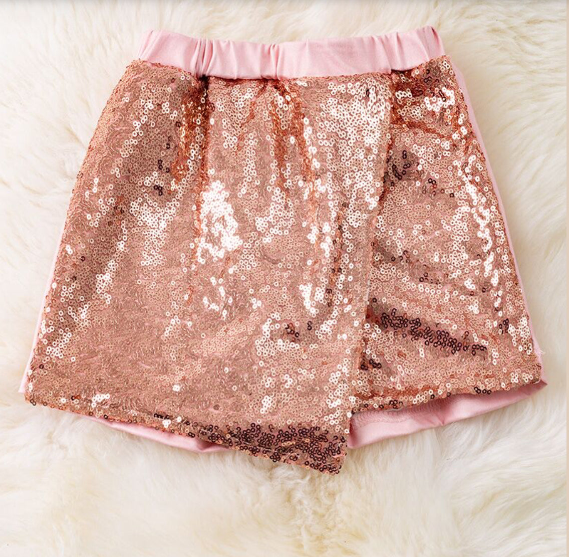 Sequin skort