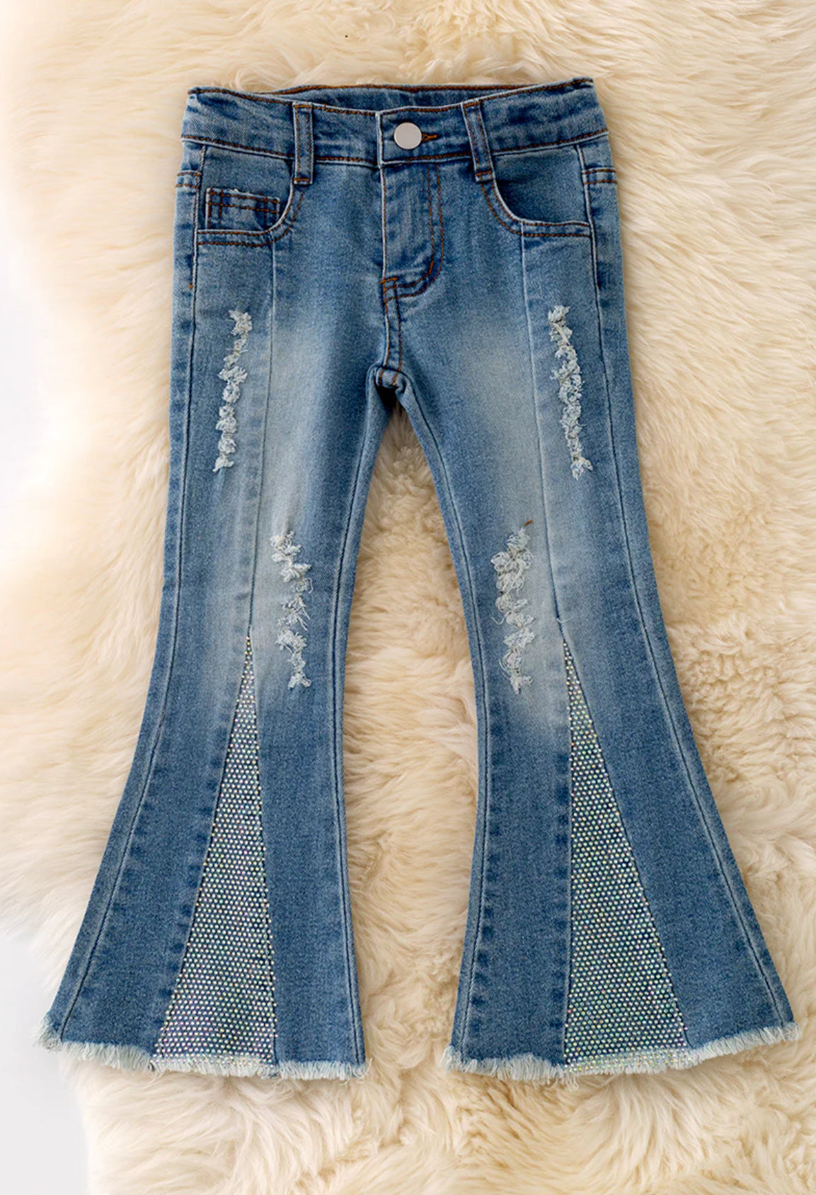 Barbie denim with rhinestones