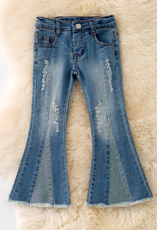 Barbie denim with rhinestones