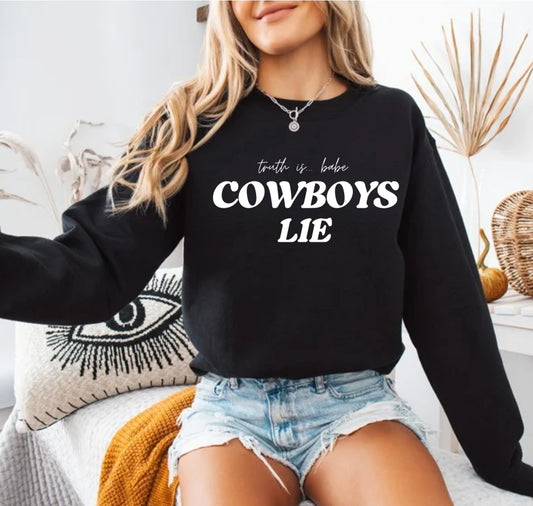 Cowboys lie sweatshirt