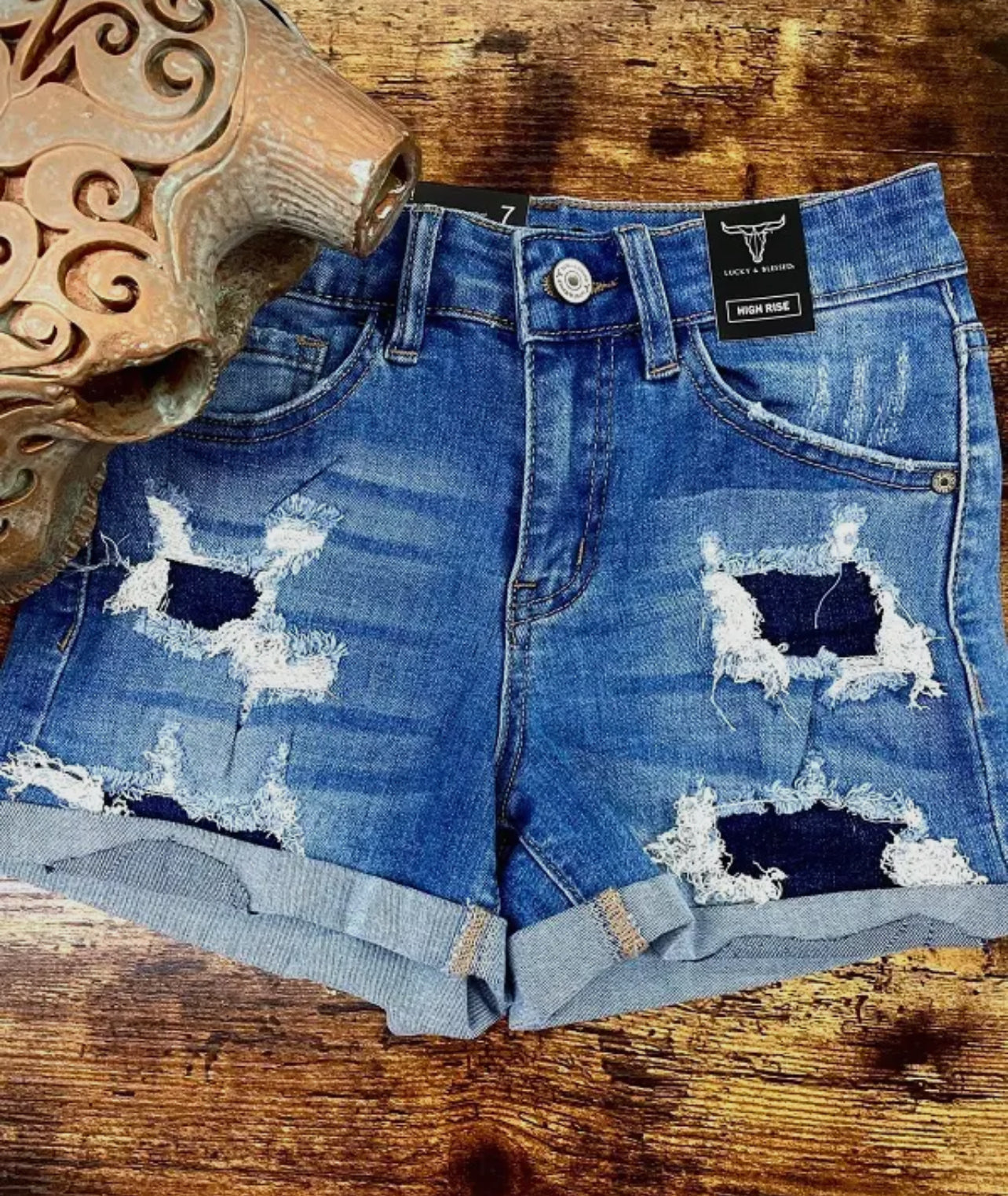 Girls denim shorts