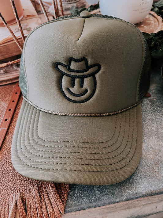 Smiley cowboy hat