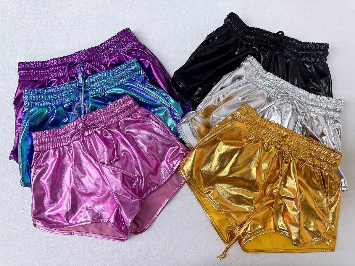 Game day Metallic shorts